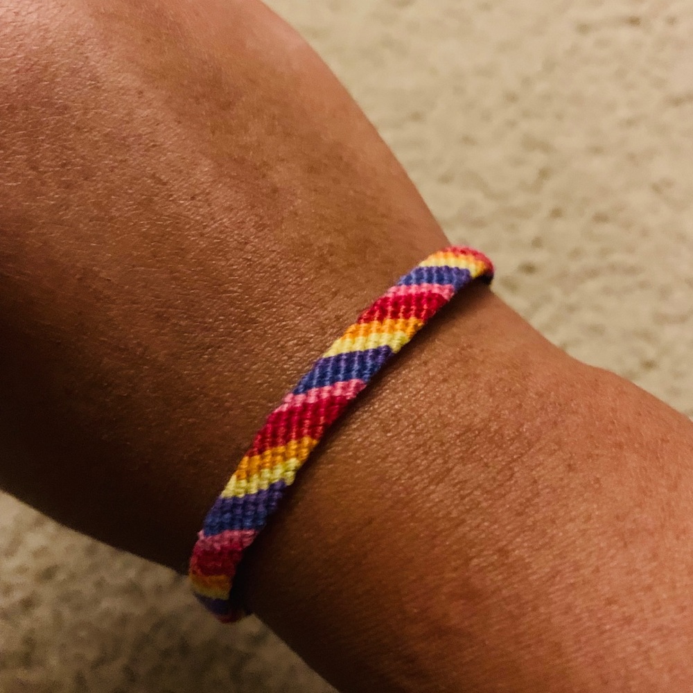 Sunset Themed VSCO Bracelet❤️🧡💛💜